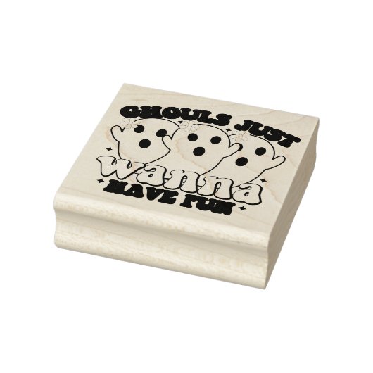 Ghouls nur Wanna haben Spaß Ghost Gummistempel (Stempel)