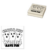 Ghouls nur Wanna haben Spaß Ghost Gummistempel (Stempel)