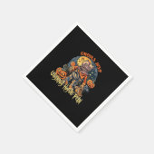 Ghouls nur Wanna haben Spaß Halloween-Design Serviette (Ecke)
