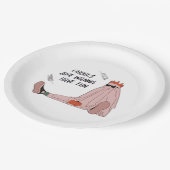 Ghouls nur Wanna haben Spaß klassischen Slogan Pappteller (Schrägansicht)