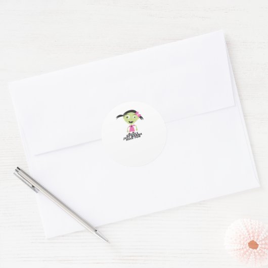 Ghouls nur Wanna haben Spaß lustige Zitat Runder Aufkleber (Umschlag)