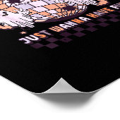 Ghouls nur Wanna haben Spaß Retro Halloween Kostüm Poster (Ecke)