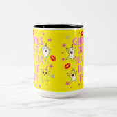 Ghouls nur Wanna haben Spaß T-Shirt Zweifarbige Tasse (Mittel)