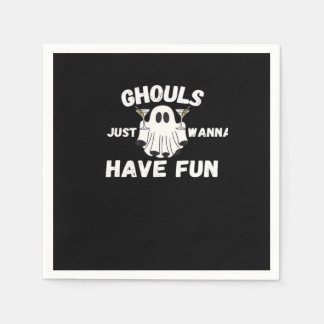 Ghouls nur Wanna Spaß haben - Funny Halloween Cock Serviette