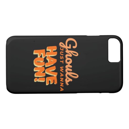 Ghouls nur wollen Spaß haben Case-Mate iPhone Hülle (Rückseite (Horizontal))