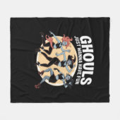 Ghouls nur wollen Spaß haben Herbst & Basic Fleecedecke (Vorderseite (Horizontal))