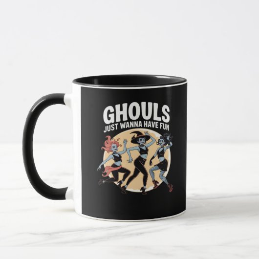 Ghouls nur wollen Spaß haben Herbst & Basic Tasse (Links)