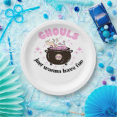 Ghouls nur wollen Spaß haben Niedlichen Halloween Pappteller (Party)