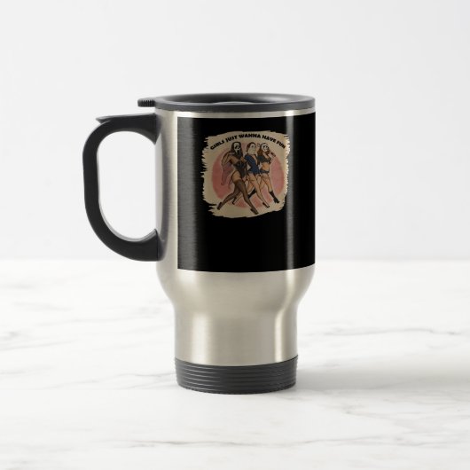 Ghouls nur zum Spaß Reisebecher (Links)