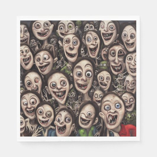 Ghouls-Paper Luncheon Servietten (Vorderseite)