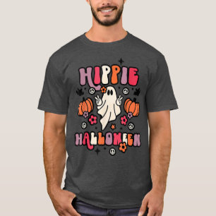 Ghouls Pumpkin Boo 60er 70er Hippie Halloween Cost T-Shirt