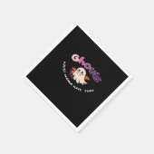 Ghouls Slogan-Zitat ist nur wanna Serviette (Ecke)