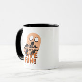 Ghouls Slogan-Zitat ist nur wanna Tasse (Vorderseite Links)