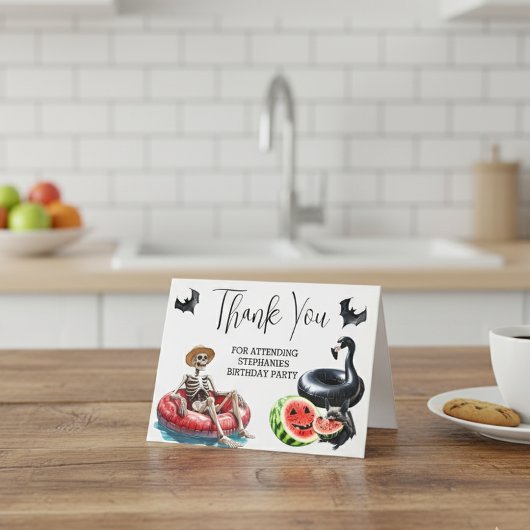 Ghouls Wanna haben Sun Summerween Dankeskarte