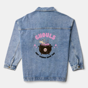 Ghouls will nur ein lustiges Baby haben Jeansjacke