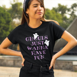 Ghouls wollen nur Spaß haben, lila Halloween Tri-Blend Shirt