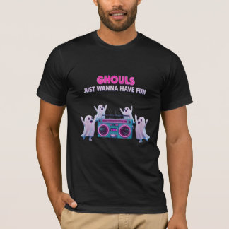 Ghouls wollen nur Spaß haben Retro Halloween T-Shirt