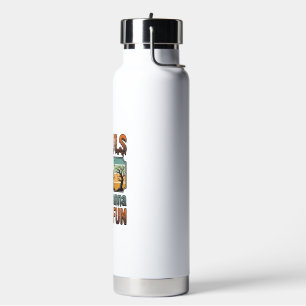 Ghouls wollen nur Spaß haben Vintage Halloween Trinkflasche