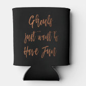 Ghouls Wollte einfach, Spaß Halloween kann kühler Dosenkühler (Rückseite)