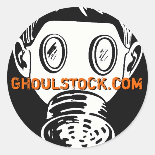 Ghoulstock.com Runder Aufkleber (Vorderseite)