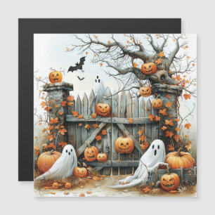 Ghoulstor - wo Pumpkins die Passage schützen Magnetkarte
