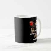 Ghound Dog Santa Sleigh Flying Funny Magical Chris Kaffeetasse (VorderseiteRechts)