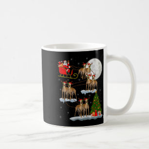Ghound Hund Weihnachtsmann Schlitten Fliegender Lu Kaffeetasse