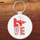 Ghound Valentines Day Love Valentine Cute Heart Schlüsselanhänger (Vorderseite)