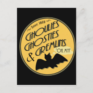 Ghule, Geister und Gremlins Postkarte