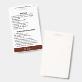 GI Bleed Ausweis (Vorder- & Rückseite)