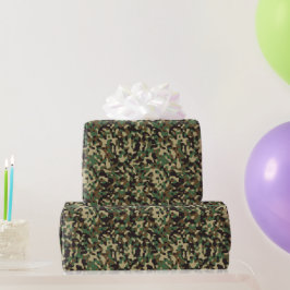 GI Camouflage Military Celebration Party Geschenkpapier