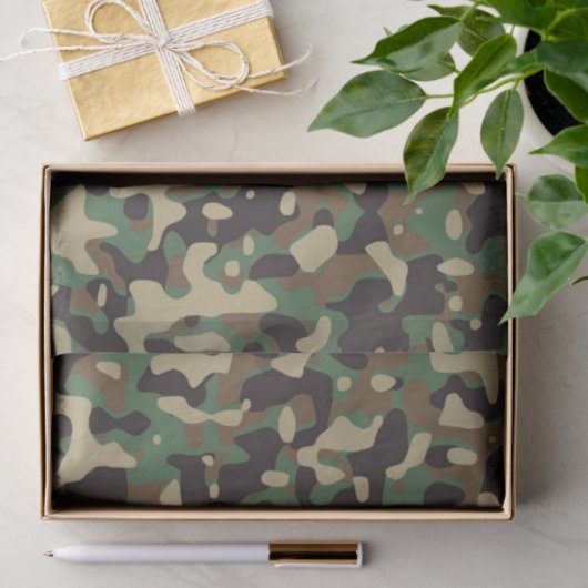 GI Camouflage Military Celebration Party Seidenpapier (Geschenk)