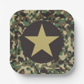GI Camouflage Soldier Joe Military Party Teller (Vorderseite)