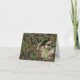 GI Camouflage Soldier Party Personalisiert Einladung