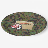 GI Camouflage Top Secret Soldier Party Teller (Schrägansicht)