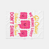 Gi Crew We Bring Light Where The Sun Don't Shine Fleecedecke (Vorderseite (Horizontal))