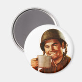 GI Cuppa Joe Magnet (Vorderseite/Rückseite)