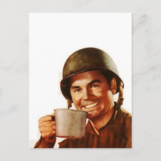 GI Cuppa Joe Postkarte (Vorderseite)