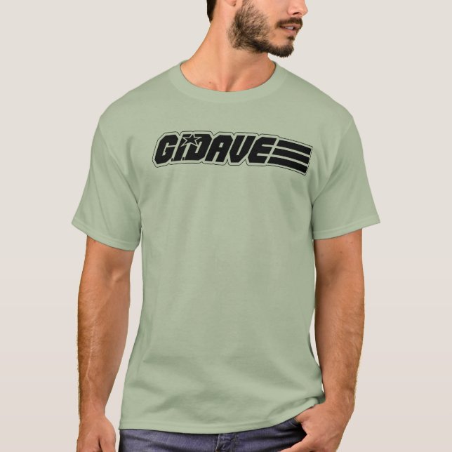 GI Dave monoton T-Shirt (Vorderseite)