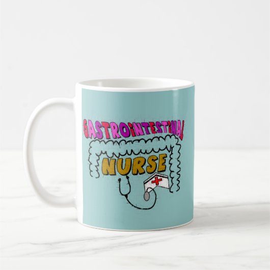 GI (gastro-intestinale) Krankenschwester-Geschenke Kaffeetasse (Links)