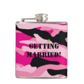 GI Jane Military Camouflage Bridge zu sein Flachmann (Vorderseite)