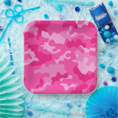 GI JANE Military Camouflage Cocktail Party Pappteller (Party)