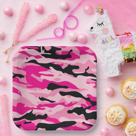 GI JANE Military Camouflage Cocktail Party Teller (Party)