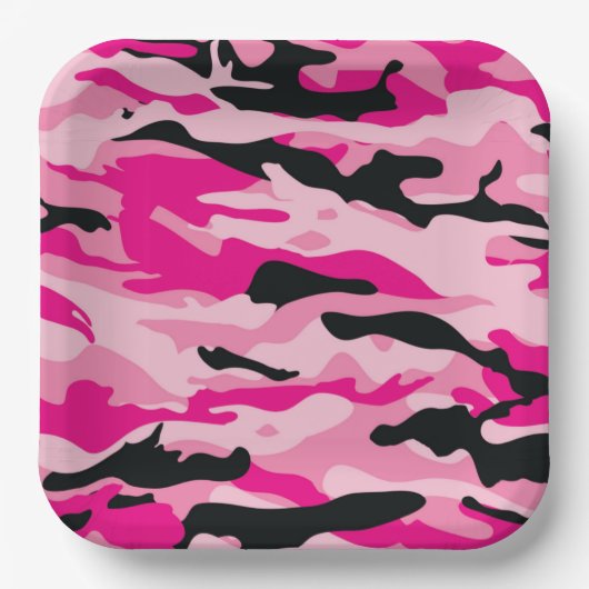 GI JANE Military Camouflage Cocktail Party Teller (Vorderseite)