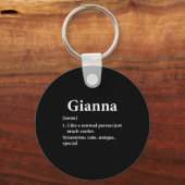 Gi Name Definition Funny D  Schlüsselanhänger (Vorderseite)