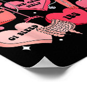 Gi Nurse Valentine Hearts Candy Gastroenterology E Poster (Ecke)