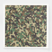 GI Soldier Camouflage Military Celebration Party Serviette (Vorderseite)