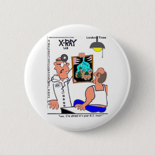 GI Tract Funny Gastrointestinal Medizinische T-Shi Button