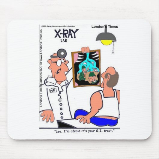 GI Tract Funny Gastrointestinal Medizinische T-Shi Mousepad (Vorne)