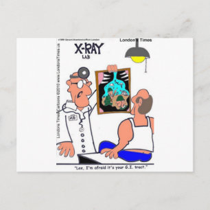 GI Tract Funny Gastrointestinal Medizinische T-Shi Postkarte